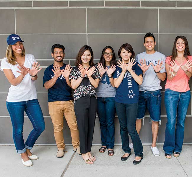 English as a Second Language students at Rice