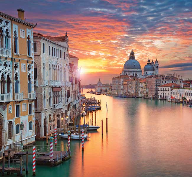 Landscape View of Italian River