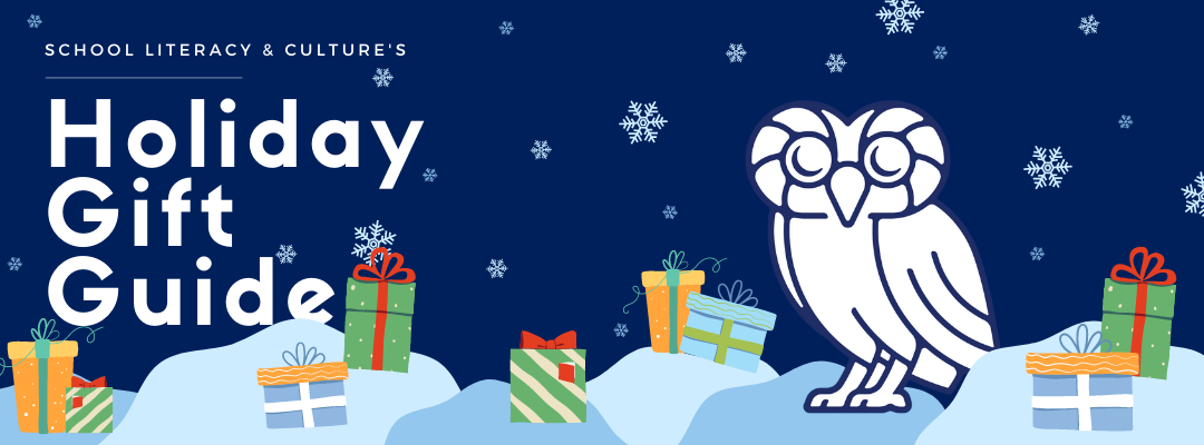 A winter graphic with Rice Owl.