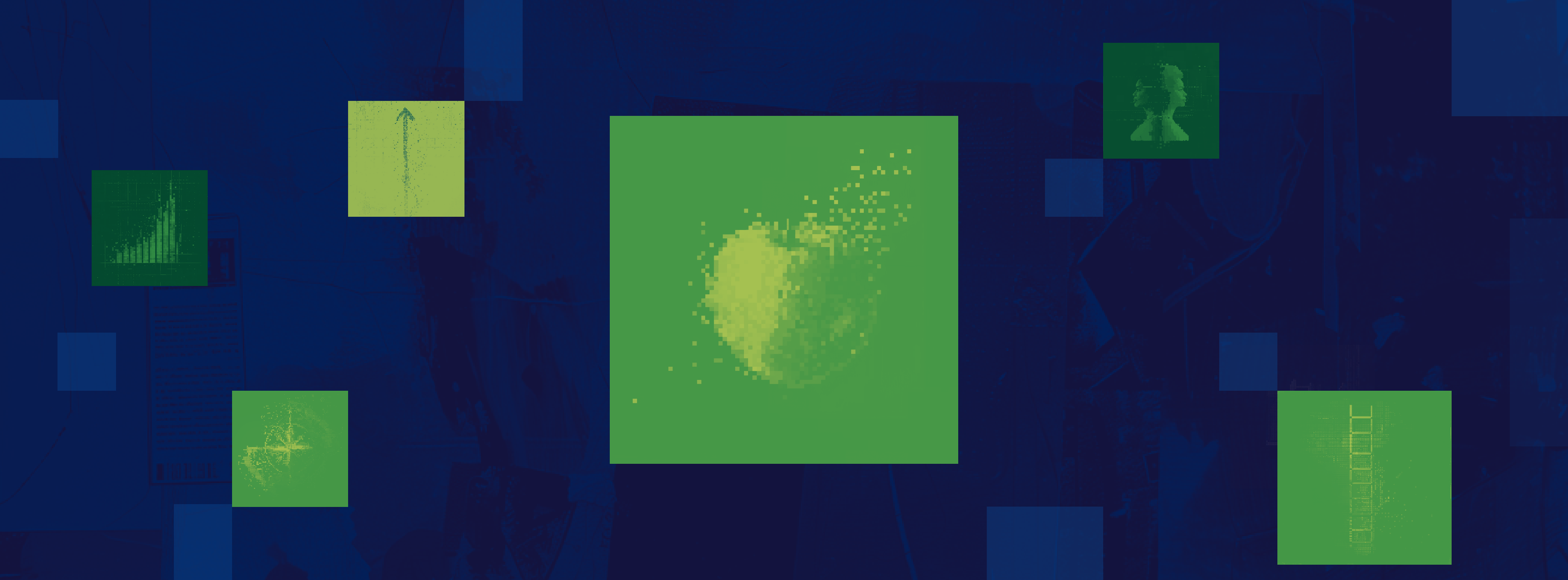 Branded header image featuring a pixelated apple