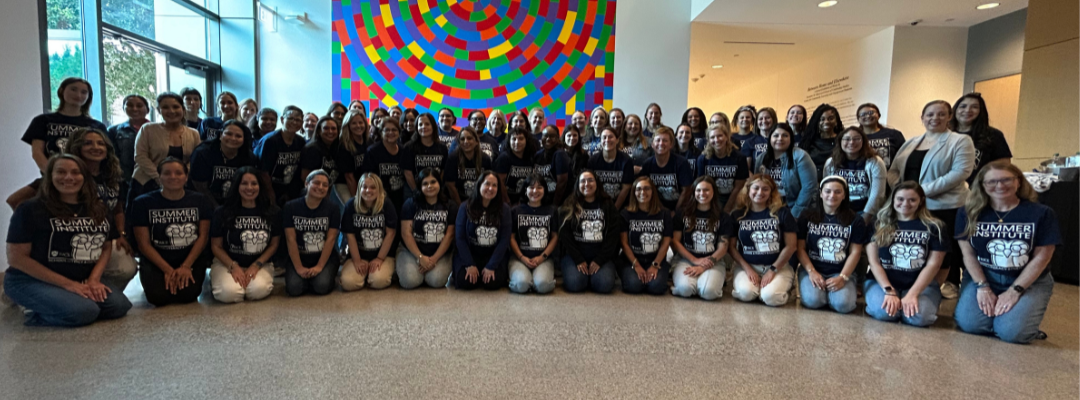 Rice's Summer Institute participants pose for a group photo