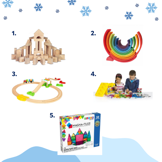 Pictures of different block sets