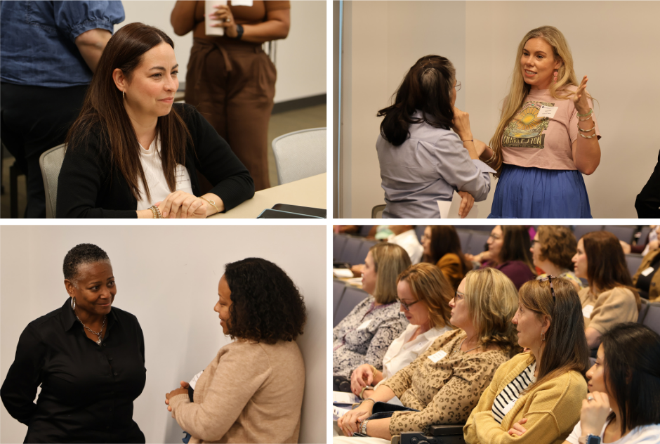 Photos of various participants from Rice's Early Childhood Leadership Summit 