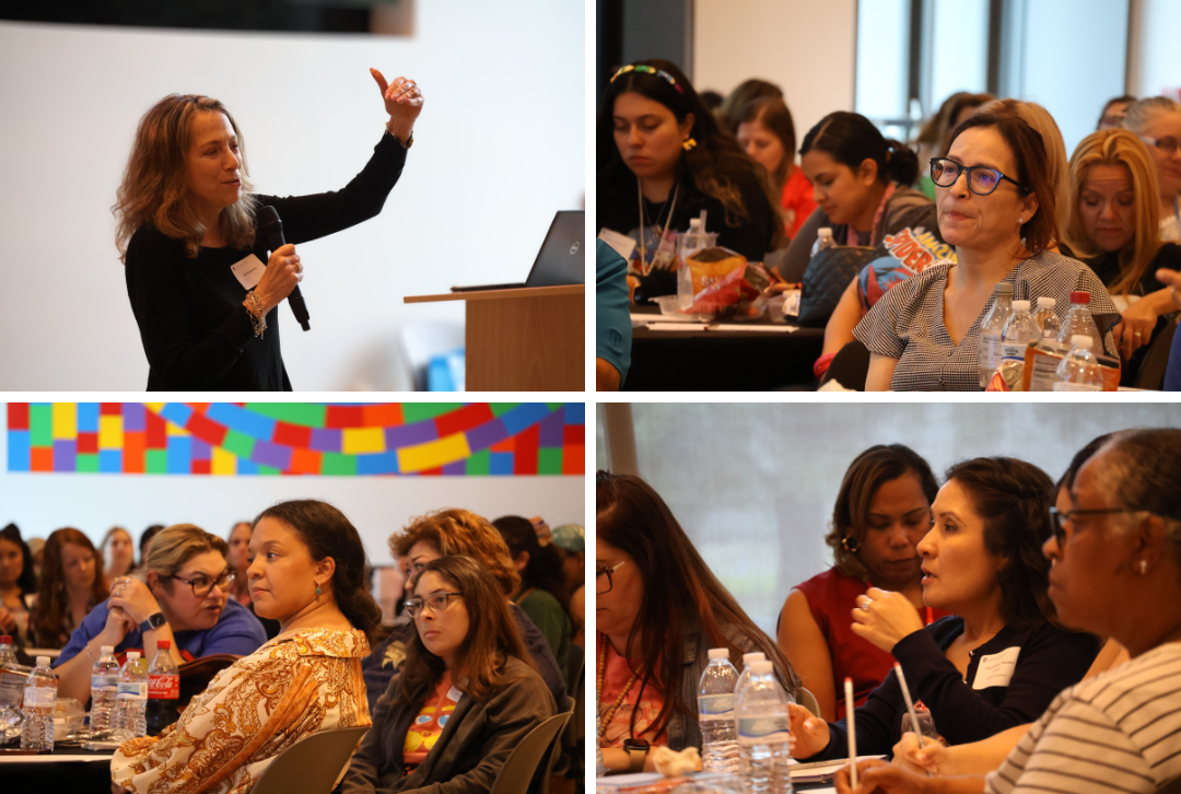 A selection of images from the “Navigating Rough Waters: Trauma-Informed Strategies for Addressing Challenging Behavior” workshop.