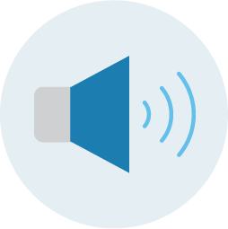 Icon of sound graphic